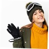 WHAMVOX Men's Winter Gloves Ski Glove Strap Leash for Outdoor