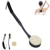 VIVEBEI Curved Long Handled Shower Body Brush, 52cm Back Exfoliating