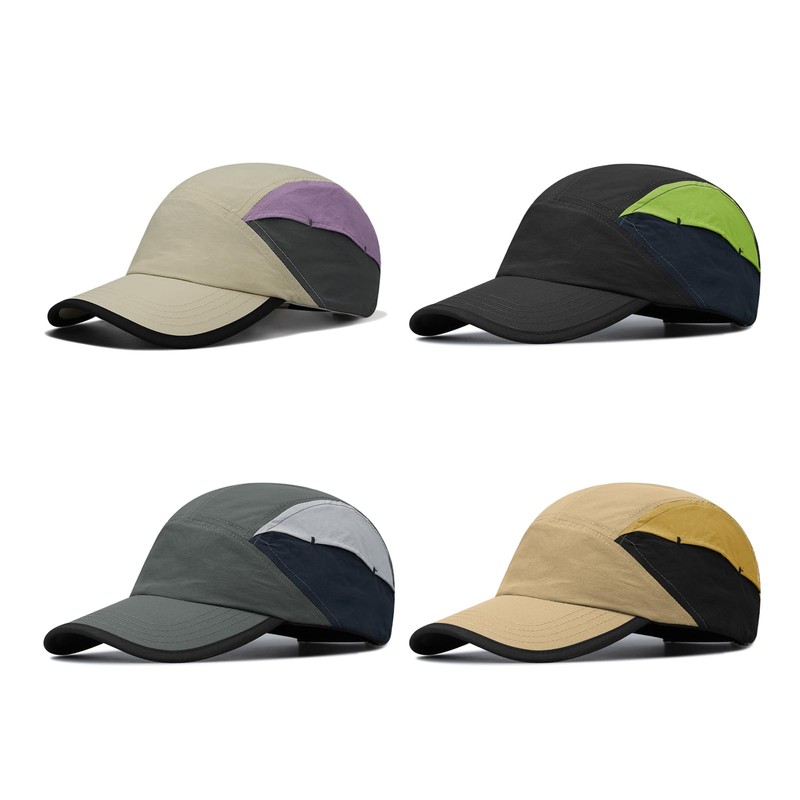 Clakllie 5 Panel Cap, Breathable Cap, Lightweight and Quick-Drying Baseball
