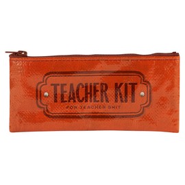 Blue Q Pencil Case, Sturdy Zipper, 95% Recycled Material, Teacher Kit for Teacher - Arts and Crafts Pen, Pencil and Marker Case