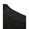Jacansi Women Casual Party Oversize Cotton Linen Asymmetric Hem Swing
