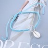 TseenYi Boho Cowrie Shell Anklet Blue String Rope Anklet Bracelet