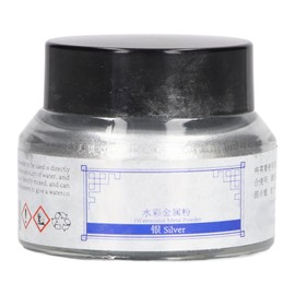 Metallic Pigment Powder Bright Color Shining Waterproof Fine Grinding Silver Mica Powder for Home Office Art School