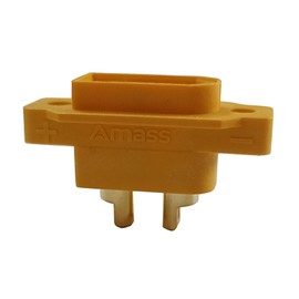 LINSYRC 10 Pairs Amass XT60E-M and XT60 Mountable Fixed Male Female Durable Plug for RC Model Airplane FPV Racing Drone