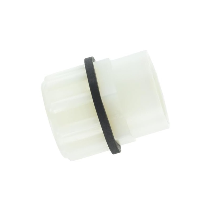 Diversitech 3/4 in. FIP Condensate Drain Pan Fitting, White, 1