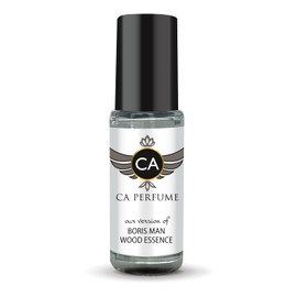 CA Perfume Impression of Boris Man Wood Essence for Men Perfume Oil Woody Scent Long Lasting Cologne for Men Travel Size Mini Perfume Sample TSA Ready Body Oil Roll-on 0.14 Fl Oz 4ml