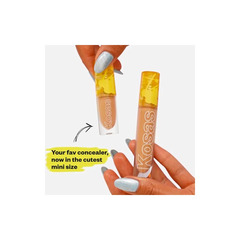 Kosas- Corrector Mini Revealer: maquillaje de cobertura media, oculta ojeras