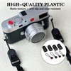 4 PCS Kameragurt Schnellverschluss, Kompatible Ankerschlaufen für DSLR/DSLM, Schnellverschluss und
