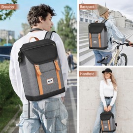 Tonyeee Rolltop Waterproof Backpack for Men and Women - Laptop Backpack 15.6 Inch with Laptop Compartment, Daypack for University, Work, Travel, Bicycle - Lightweight & Stylish