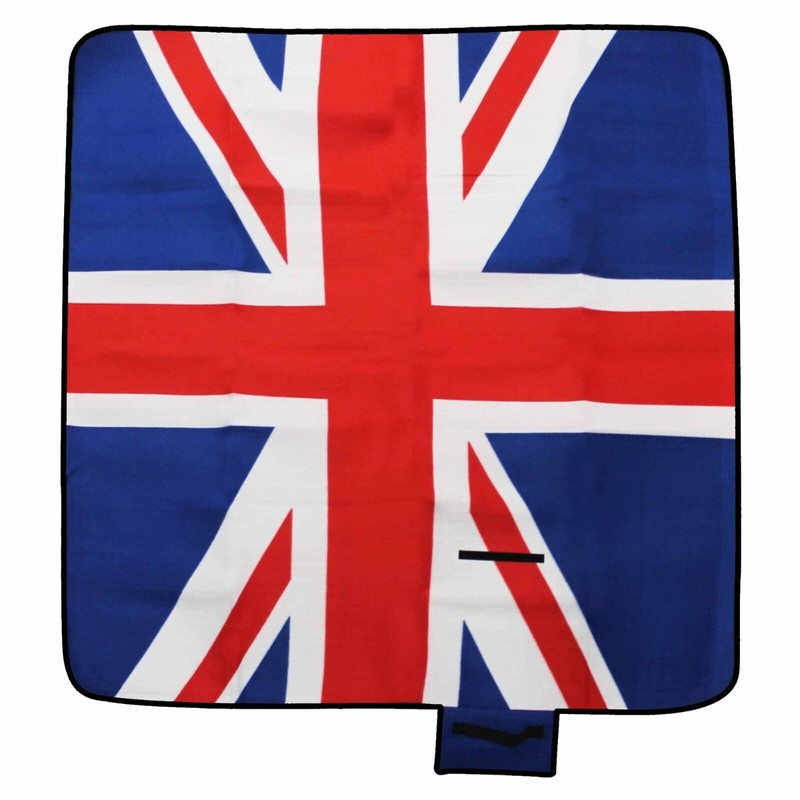 Beyond Happy Union Jack Fleece Picnic Blanket Outdoor Union Jack