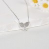 ONEFINITY Tennis Necklace 925 Sterling Silver Tennis Racquets and Ball