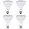 Feit LED Dimmable BR30 Flood Soft White Bulbs 65 Watts,