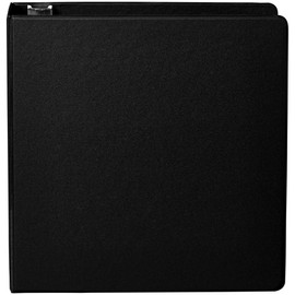 OfficeMax Durable Reference Binders with Round Ring 2", Black