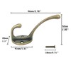 Mokife Coat Hooks Vintage Bronze Pack of 10 Coat Hooks