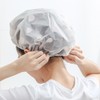 Waterproof Hair Shower Cap Shampoo Cap Hair Cap Gray 9ea