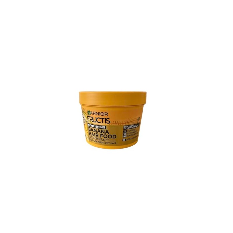 Fructis Hair Food Banana Mascarilla Cabello Seco 390 Ml