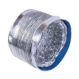 8Inch 200mm Ventilator Pipe Aluminum Tube Air Ventilation Pipe Hose Flexible for Exhaust Fan Aluminum Air Ducting