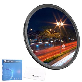 ARTCISE 77mm Star Filter 6 Point Cross Screen Lens Filter for DSLR Camera, Starburst Effect Filter for Night Photography, Light Streaks, Cityscapes & Holiday Lights (40.5mm)
