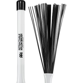 Meinl Stick & Brush Retractable Nylon Cajon Drum Brushes — Made in Canada — for Acoustic Music (SB304)