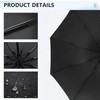 JinliangGuo One Piece Small Travel Folding Umbrella Strong Durable Compact