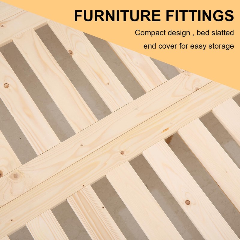 72PCS Plastic Bed Slat Caps, Side and Center Bed Slats