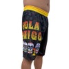 Footex Beach Volley Meer Strand Padel Shorts, Hola Amigo¡, S