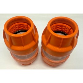 DURA-LINE Lot of (2) NEW DURA-LINE 20005096 CLEAR-LOCK Orange 1.25” Coupler
