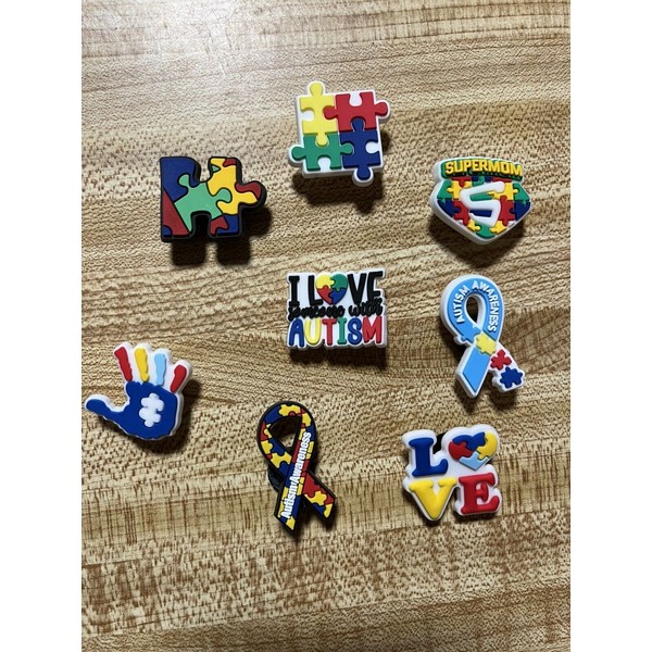 generic Autism Spectrum For Crocs Shoe Charms Jibbitz - 8