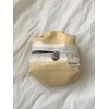 Clam round pouch Leather lemon cream / Clam round pouch