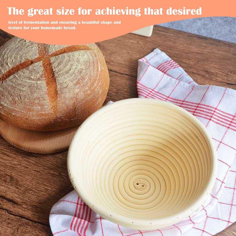 Zjyufy Banneton Bread Proofing Basket Set for Beginner Proofing Basket