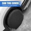 Saihisday 4 pcs Waterproof Spare Tire Cover Tire Wheel Protector