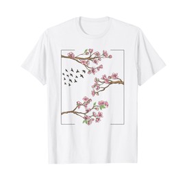 Japanese Cherry Blossom Aesthetic Anime Cherry Blossom Sakura T-Shirt