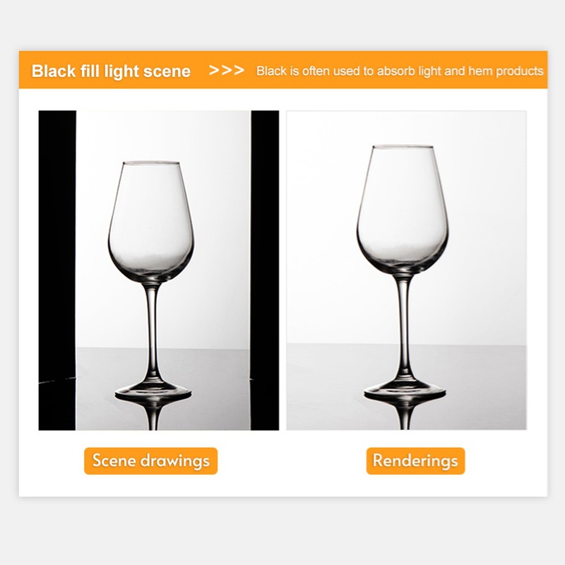 3-in-1 Multi-functional Photography Reflector Cardboard Foldable Photography Reflector Diffuser Board