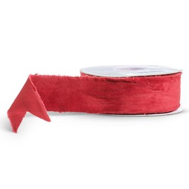 RAZ Imports Ribbon 2024 1.5" X 10 Yards Red Velvet Ribbon