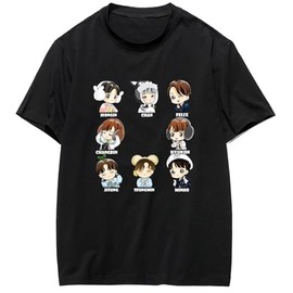 Kpop Tshirt Bangchan Jisung Felix Hyunjin I.N Changbin Seungmin Concert Tee Kpop Merch Tops for Women Men