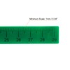 sourcing map Whiteboard Magnetic Ruler Metric Board Straight Rulers Measuring