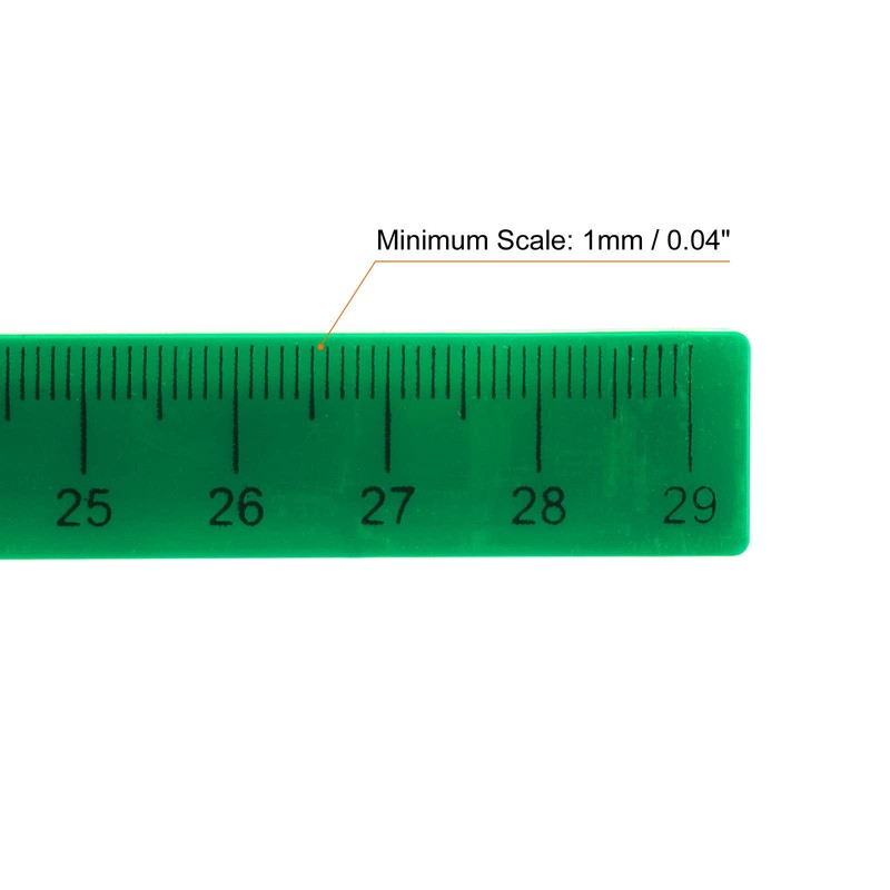 sourcing map Whiteboard Magnetic Ruler Metric Board Straight Rulers Measuring