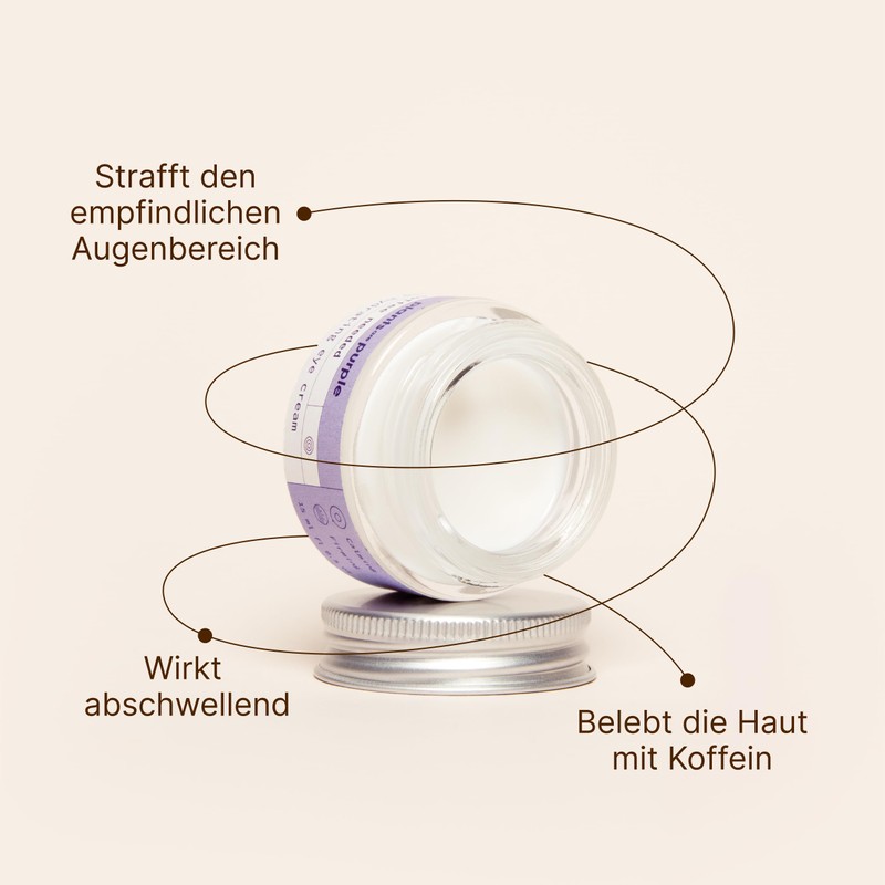 No Coffee Needed - Natürliche Augencreme mit Koffein und Aloe