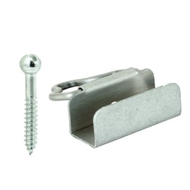 Prime-Line Products L 5837 Window Screen Bottom Latches with Screws, 7/16-Inch Frame, Gray