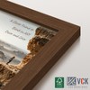 VCK 8x10 Frame Set of 5 - Brown, Solid Wood