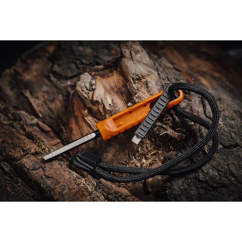 EXOTAC - polySTRIKER Lightweight Ferrocerium Fire Starter with Snap-in Striker