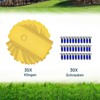 HAUSPROFI 30 x titanium robotic lawnmower blades, replacement blades, ultra-sharp,