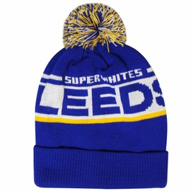 GIFTS 4 ALL Leeds Utd Football Fans Ski Bobble Hat, Woolly Souvenir and Match Day Hat - Multi