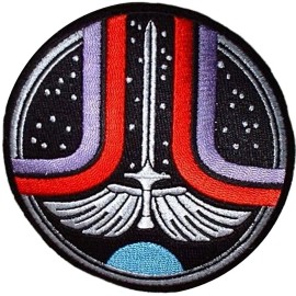 The LAST STARFIGHTER Embroidered Movie Logo IRON ON PATCH