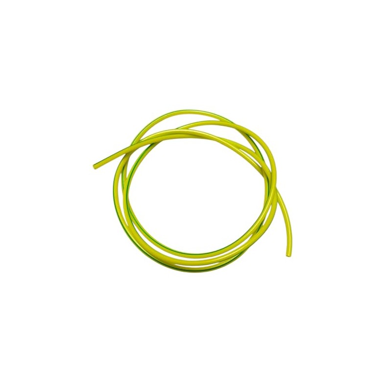 Your1ShopUK 2mm PVC Sleeving 1 Metre Green/Yellow