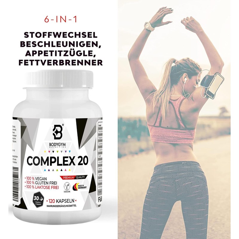 Complex20 Tag Formula with Cayenne and L-Carnitine, Metabolism Formula with
