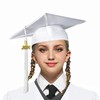 Happy Secret Matte Graduation Cap with 2024 Tassel for High