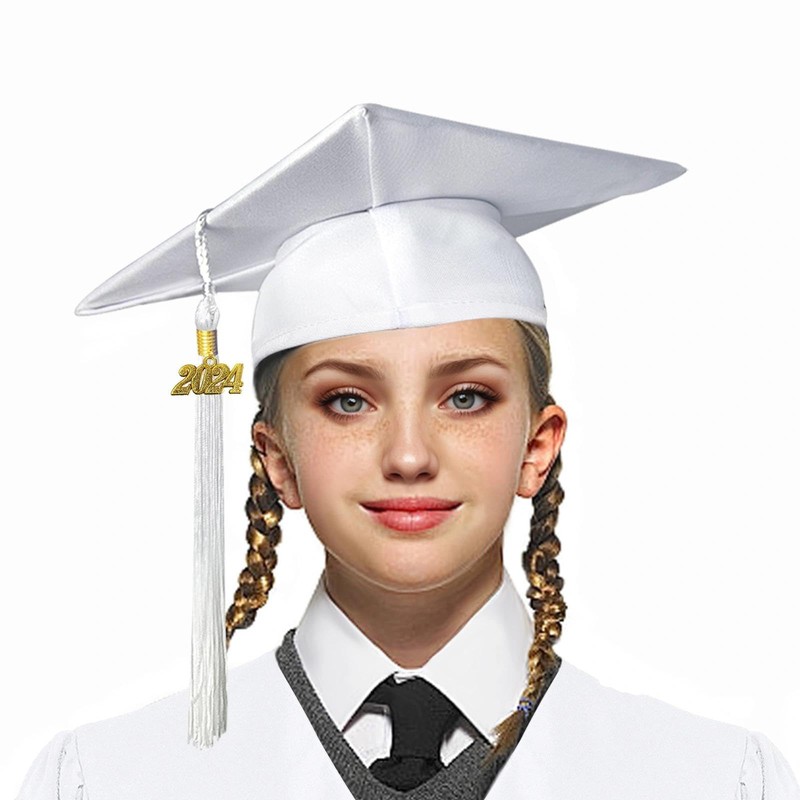 Happy Secret Matte Graduation Cap with 2024 Tassel for High
