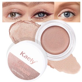 evpct Kaely Cream Eye Shadow Circle Pallette Eyeshadow Brightener, Sand Shimmer Eye Shadow Applicator Palette Makeup Long Lasting Waterproof sombra negra para ojos para ojos brillantes 25
