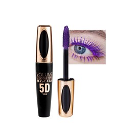 DLZZRS Purple Mascara for Eyelashes, Colorful Waterproof Long Lasting Eye Lash, 5D Silk Fiber Lash Smudgeproof, Lengthening, Defining, Curling, Volumizing Color Mascara Party Stage Use for Women, #05